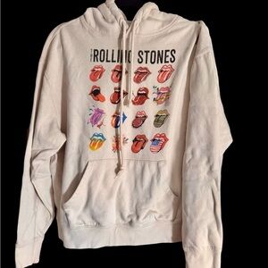 Men’s Rolling Stones Multi Tongue Hoodie Sz Lg